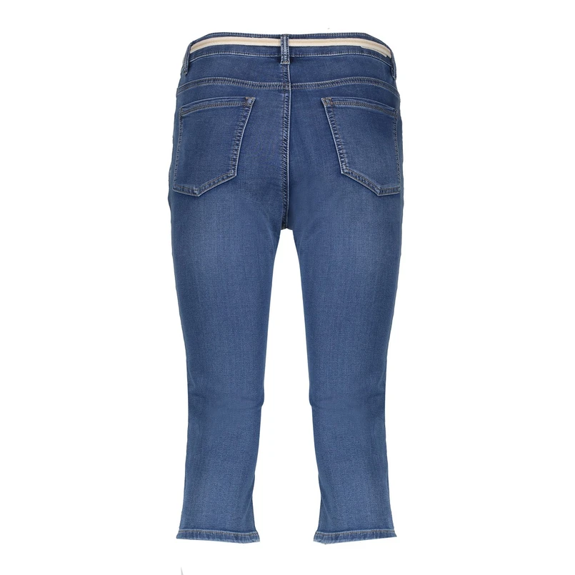 Geisha Dames Capri 51006-10 Bleached blue denim