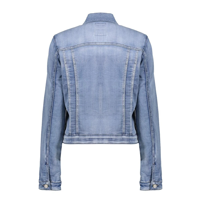 Geisha Dames Jas 55002-10 Mid blue denim