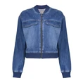 Geisha Dames Jas 55006-10 Bleached blue denim
