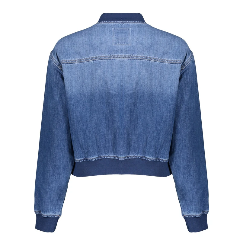 Geisha Dames Jas 55006-10 Bleached blue denim