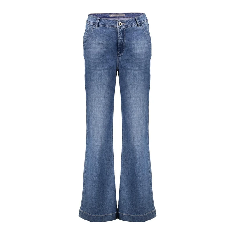 Geisha Dames Jeans 51000-10 Bleached blue denim