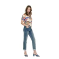 Geisha Dames Jeans 51004-10 Mid blue denim