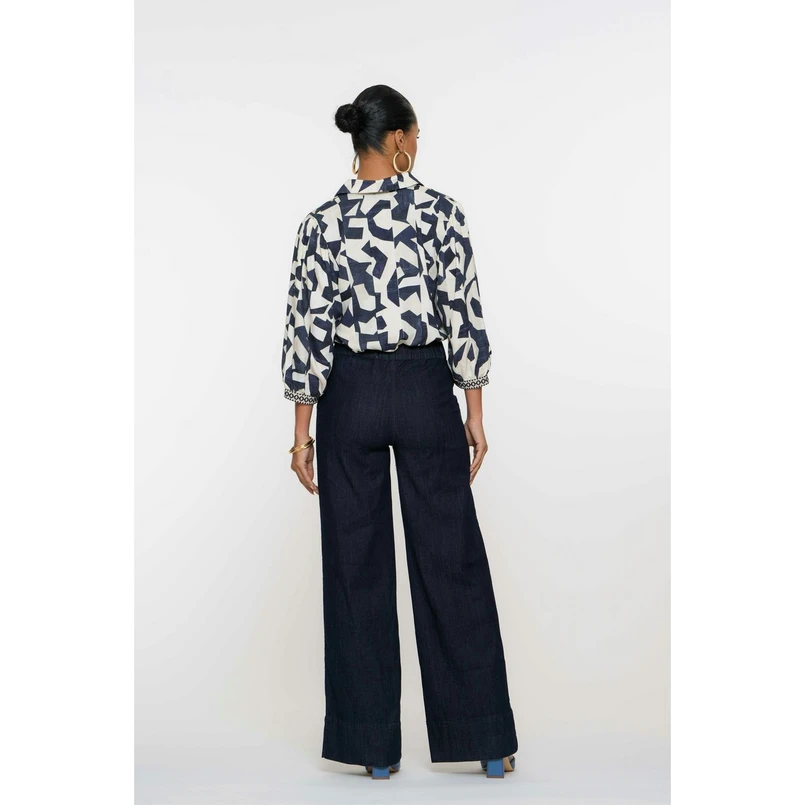 Geisha Dames Jeans 51012-10 Dark blue denim