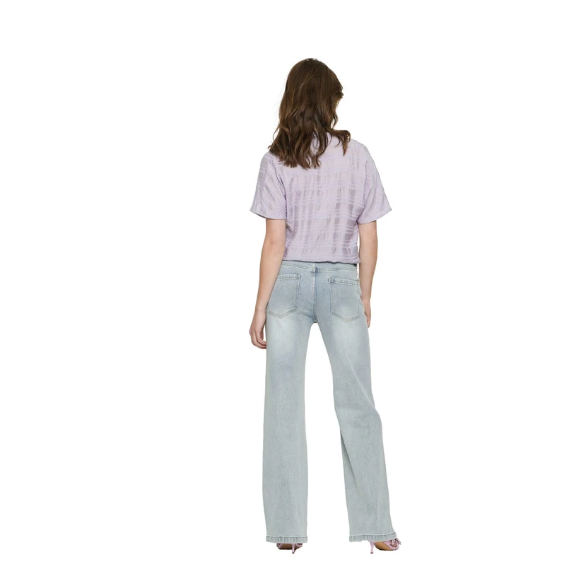 Geisha Dames Jeans 51044-10 Bleached blue denim