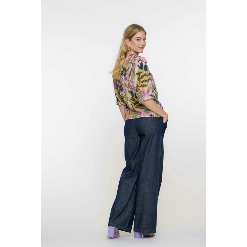 Geisha Dames Jeans 51150-50 Dark blue denim