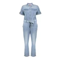 Geisha Dames Jumpsuit 51050-10 Mid blue denim