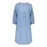 Geisha Dames Jurk 57001-10 Mid blue denim