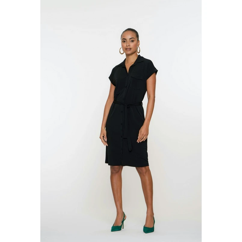Geisha Dames Jurk 57050-44 Zwart