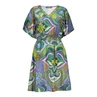 Geisha Dames Jurk 57087-20 Groen dessin