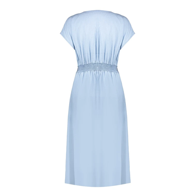 Geisha Dames Jurk 57305-10 Light blue denim