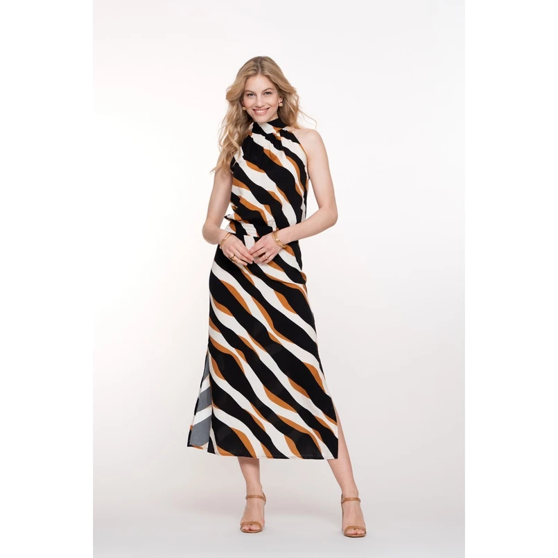Geisha Dames Jurk 57394-70 OFF-WHITE