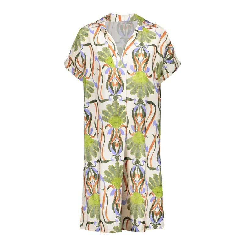 Geisha Dames Jurk 57399-70 OFF-WHITE