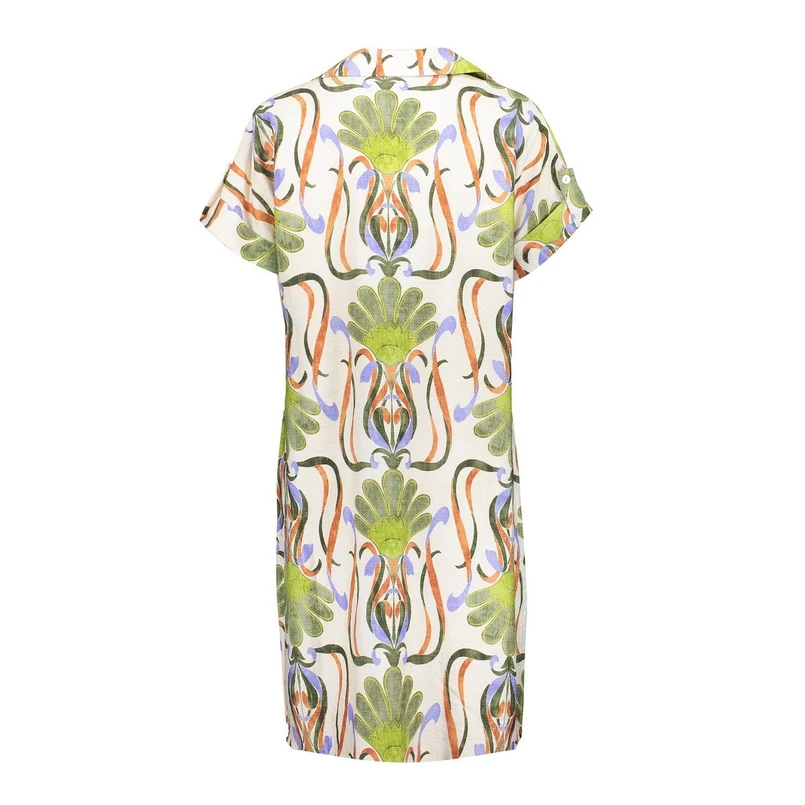 Geisha Dames Jurk 57399-70 OFF-WHITE