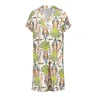 Geisha Dames Jurk 57399-70 OFF-WHITE
