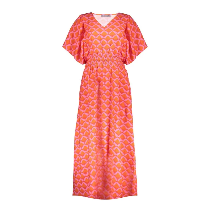 Geisha Dames Maxi-jurk 57092-20 Koraal