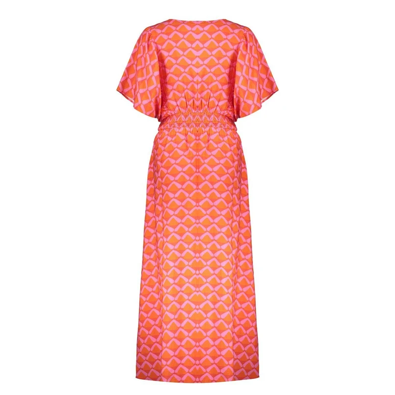 Geisha Dames Maxi-jurk 57092-20 Koraal