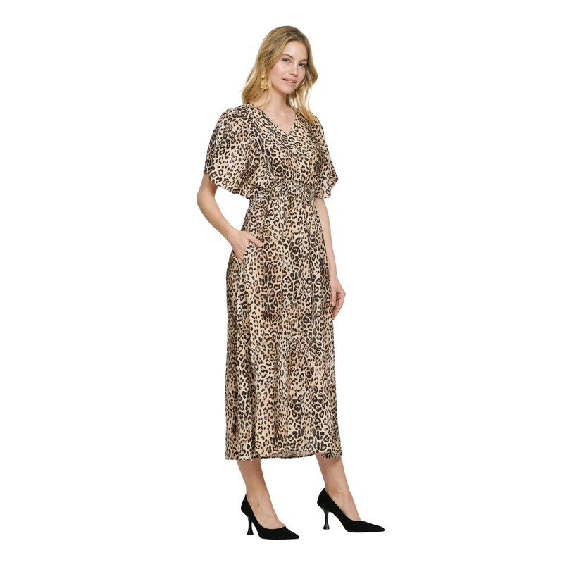 Geisha Dames Maxi-jurk 57092-20 Zand