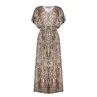 Geisha Dames Maxi-jurk 57092-20 Zand