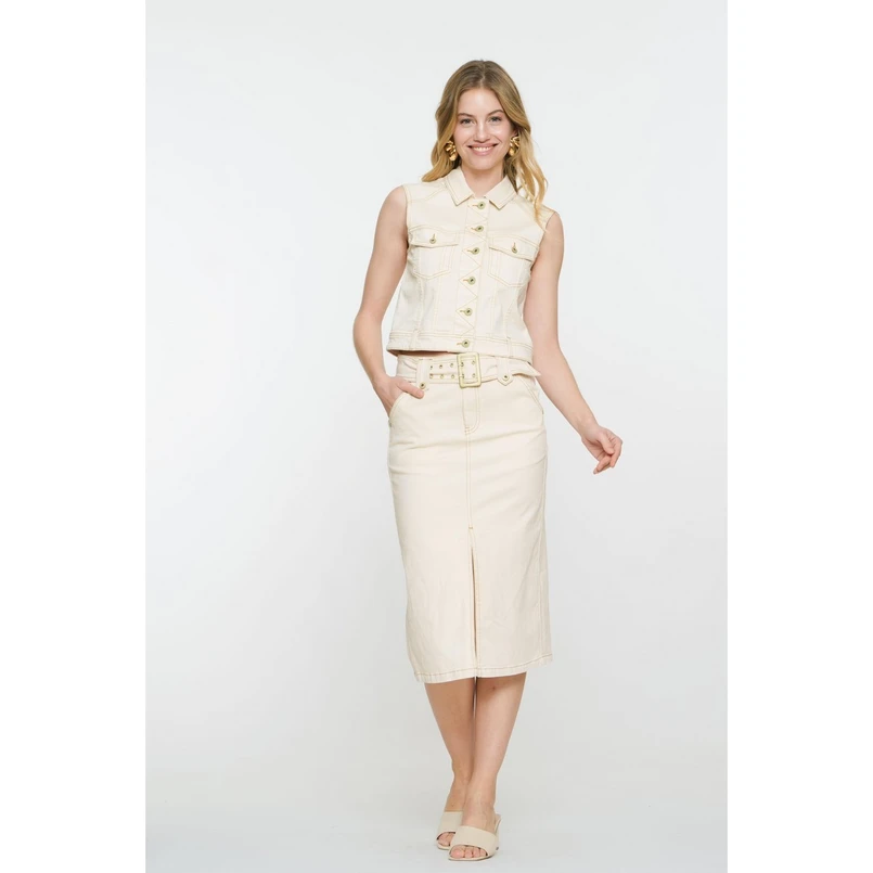 Geisha Dames Rok 56008-10 Ecru
