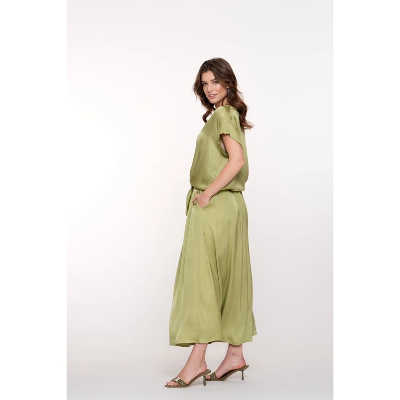 Geisha Dames Rok 56341-70 Groen dessin