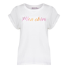 Geisha Dames T-shirt 52092-41 OFF-WHITE