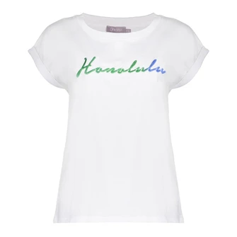 Geisha Dames T-shirt-en-top 52397-41 OFF-WHITE