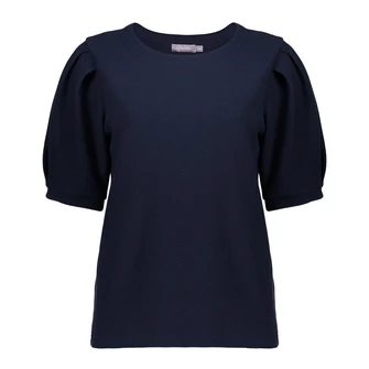 Geisha Dames Top 52082-21 Blauw dessin