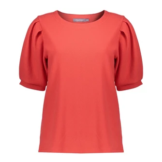 Geisha Dames Top 52082-21 Rood dessin