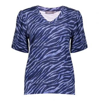 Geisha Dames Top 52133-60 Jazz Bleu