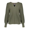 Geisha Dames Top 52530-20 Groen dessin