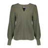 Geisha Dames Top 52530-20 Groen dessin