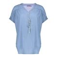Geisha Dames Top 53001-10 Mid blue denim