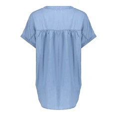 Geisha Dames Top 53001-10 Mid blue denim