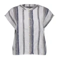 Geisha Dames Top 53203-20 Blauw dessin