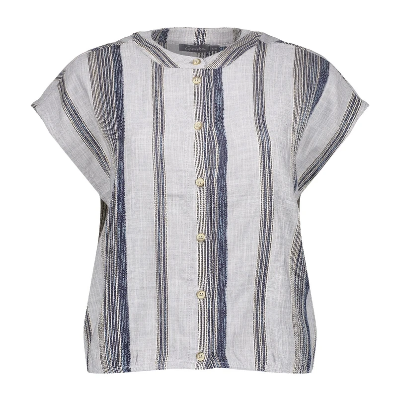 Geisha Dames Top 53203-20 Blauw dessin