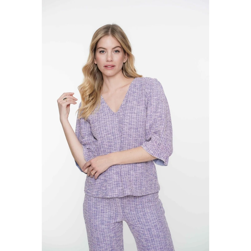 Geisha Dames Top 53207-20 OFF-WHITE