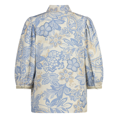 Geisha Dames Top 53313-70 Blauw mele