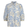 Geisha Dames Top 53313-70 Blauw mele