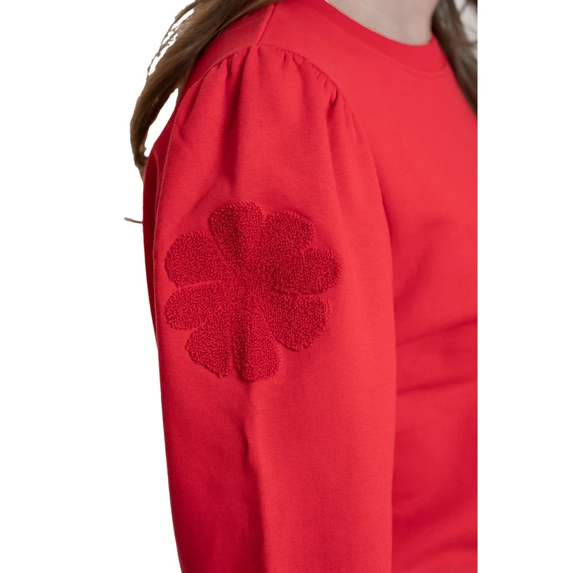 Geisha Dames Trui 52582-21 Rood dessin
