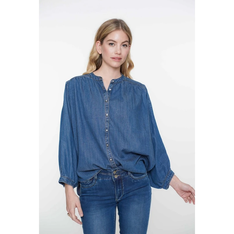 Geisha Mid blue denim