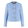 Gerry Weber Dames Blazer 530005-31223 Blauw dessin