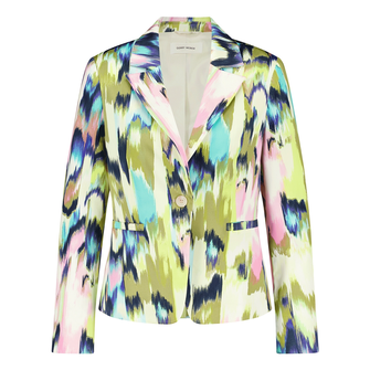 Gerry Weber Dames Blazer 530027-31515 Paars dessin