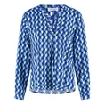 Gerry Weber Dames Blouse 560017-31408 Groen dessin
