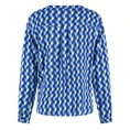 Gerry Weber Dames Blouse 560017-31408 Groen dessin