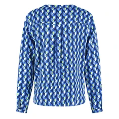 Gerry Weber Dames Blouse 560017-31408 Groen dessin