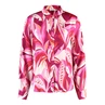 Gerry Weber Dames Blouse 560020-31452 Rood dessin