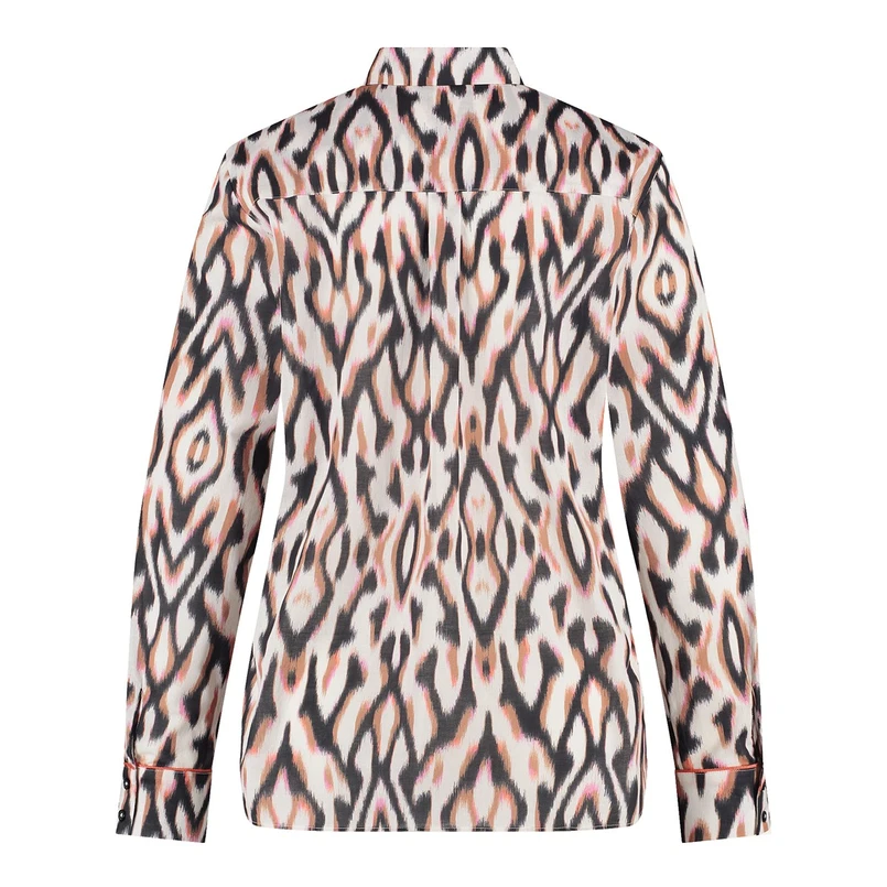 Gerry Weber Dames Blouse 560024-31456 Zwart dessin