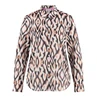 Gerry Weber Dames Blouse 560024-31456 Zwart dessin