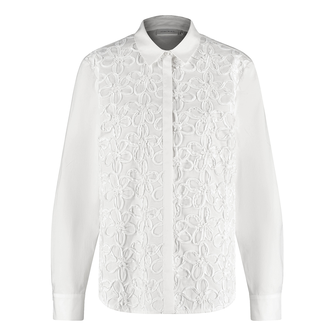 Gerry Weber Dames Blouse 560120-31415 Wit