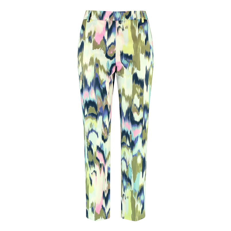 Gerry Weber Dames Capri-s 520027-31515 Paars dessin